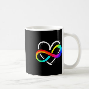 Caneca De Café Ame Infinity Heart Quebra-cabeça Piece Adora Autis