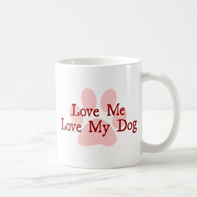 Caneca De Café Ame-Me Ama Meu Cachorro (Direita)