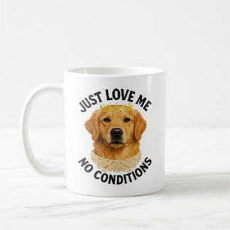 Caneca De Café Ame-me apenas. Sem condições