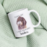 Caneca De Café Ame Meu Cão Labradoodle<br><div class="desc">Este design pode ser personalizado na área fornecida pela alteração da foto e/ou do texto. Ou pode ser personalizado clicando em Personalizar este Modelo e, em seguida, escolhendo o clique para personalizar mais a opção e excluir ou alterar a cor do plano de fundo, adicionar texto, alterar a cor ou...</div>