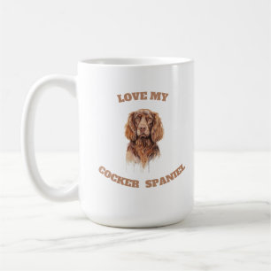 Caneca De Café Ame Meu Cocker Spaniel