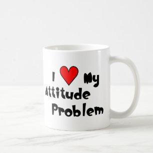 Caneca De Café Ame meu problema da atitude