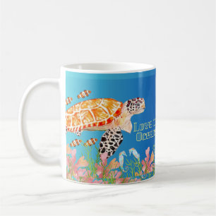 Caneca De Café Ame nossos oceanos