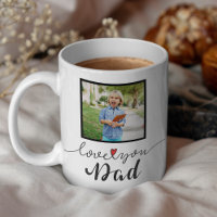 Ame o seu Dia de os pais de fotos Pai | Mug