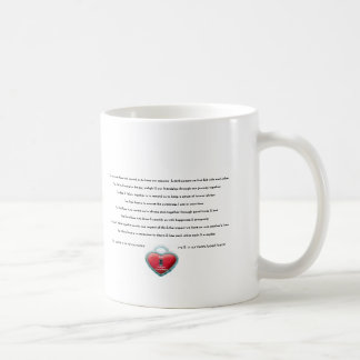 Caneca de café - ame rosas e poema de Lockheart da