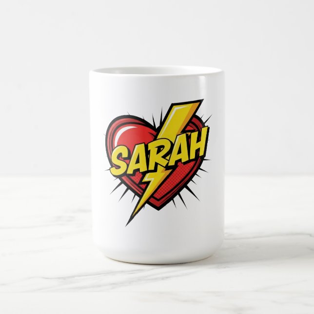 Caneca De Café Ame Sarah (Centro)