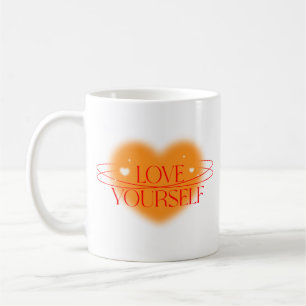 Caneca De Café Ame-Se, Inspirador, Coffee Mug