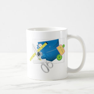 Caneca De Café Ame Sew & Sew o vai