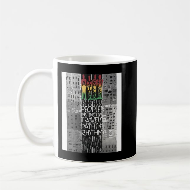 Caneca De Café Ame Uma Banda De Música Hip Hop De Estilo 80s Cham (Esquerda)