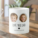 Caneca De Café Ame Você PAI Personalizado Foto Personalizada<br><div class="desc">Mostre ao seu pai o quanto ele significa para você com esta caneca personalizada personalizada "Love You PAI". Apresentando uma foto de sua escolha, este presente pensativo e animador é perfeito para qualquer ocasião - seja Dia de os pais, seu aniversário ou apenas porque. A caneca de cerâmica de alta...</div>