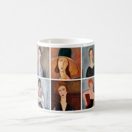 Caneca De Café Amedeo Modigliani - Colagem de Obras-Domésticas