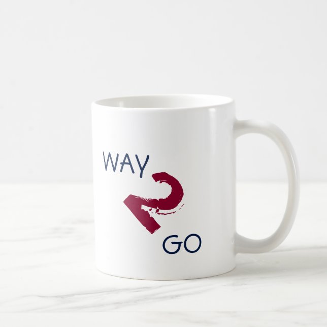 Caneca De Café Ameixa inspirador do azul de WAY2GO (Direita)