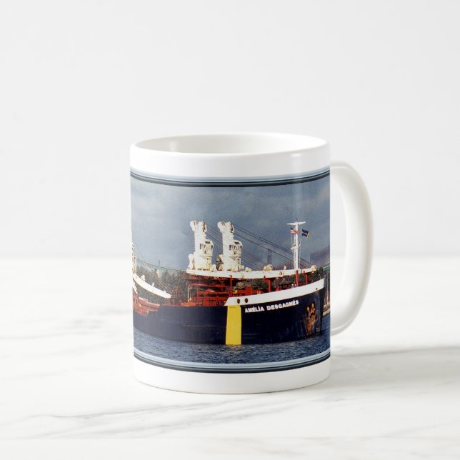Caneca De Café Amelia Desgagnes (Frente Esquerda)