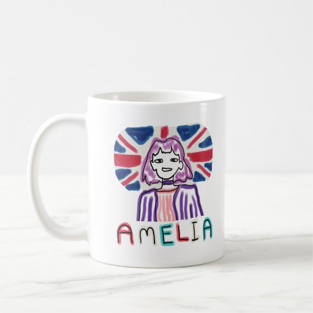 Caneca De Café Amelia Previne Caminhos (Esquerda)