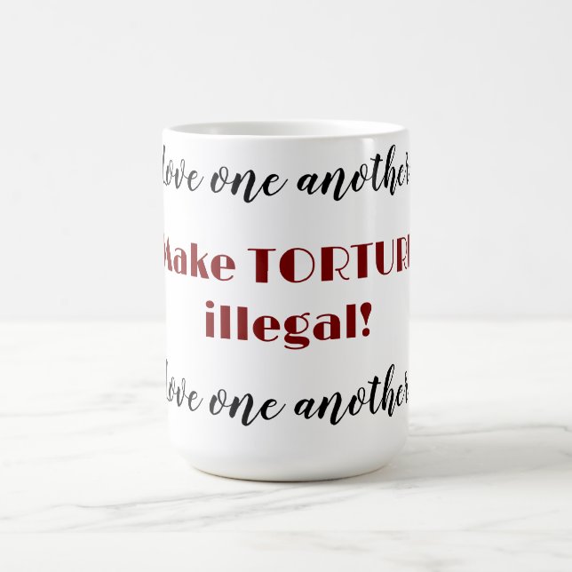 Caneca De Café Amem uns aos outros  (Centro)