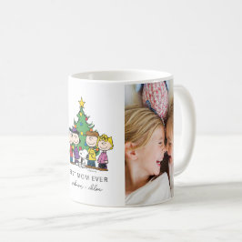 Caneca De Café Amendoins de Natal | Melhor Foto Da Mãe Nunca