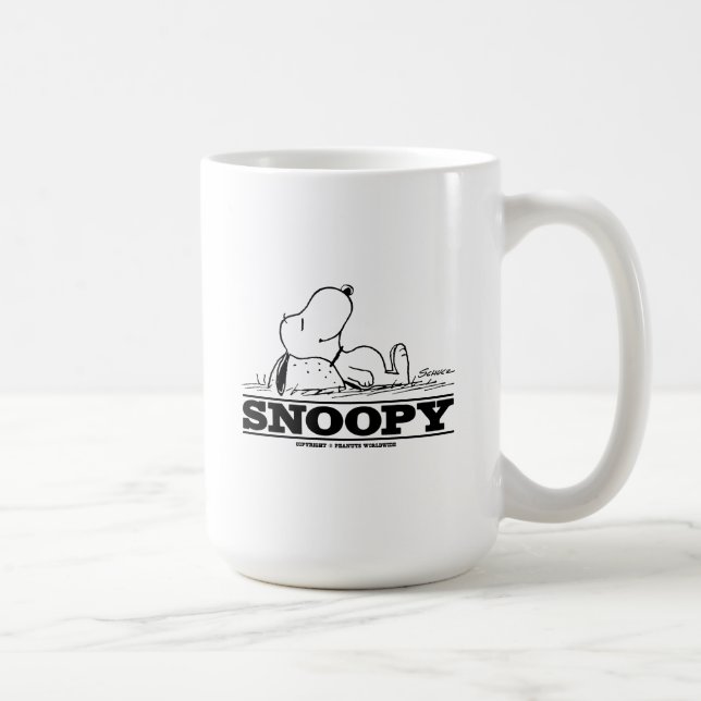 Caneca De Café Amendoins | Descanso de Snoopy (Direita)