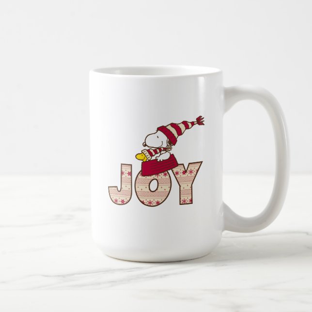 Caneca De Café Amendoins | Passeio De Snoopy & Woodstock Joy (Direita)