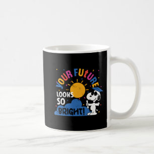 Caneca De Café Amendoins Snoopy Seu Futuro Parece Tão Brilhante