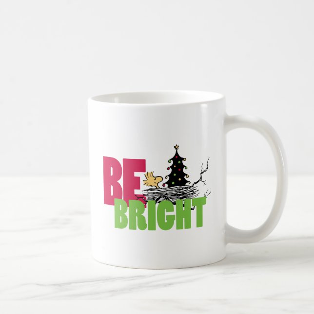 Caneca De Café Amendoins | Woodstock Christmas Be Bright (Direita)