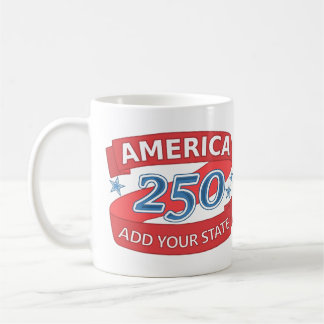 Caneca De Café America 250 Add State Independence Anniversary