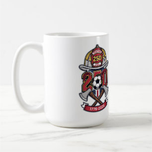 Caneca De Café América 250 & Copa do Mundo 2026 Edição Bombeiro