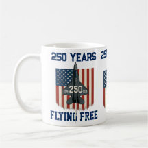 America 250 Years Flying Free Jet - 1776-2026 