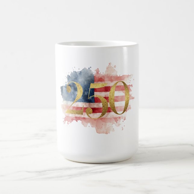Caneca De Café America 250th Birthday Tee (Centro)