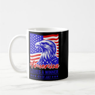 Caneca De Café América Ama Um Vencedor Militar Veterano Homens Mu