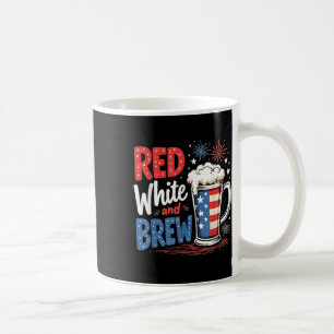 Caneca De Café América Beer Amada Branco Vermelho E Faz Quarto De