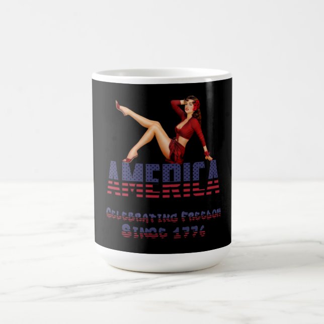Caneca De Café America Celebrating Freedom Since 1776 (Centro)