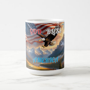 Caneca De Café AMÉRICA deus abençoe