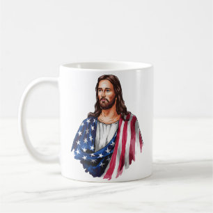 Caneca De Café América deus abençoe
