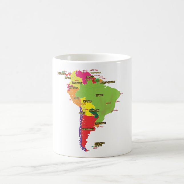 Caneca De Café América do Sul (Centro)
