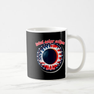 Caneca De Café América eclipse solar texas 4.8.24 eclipse solar t