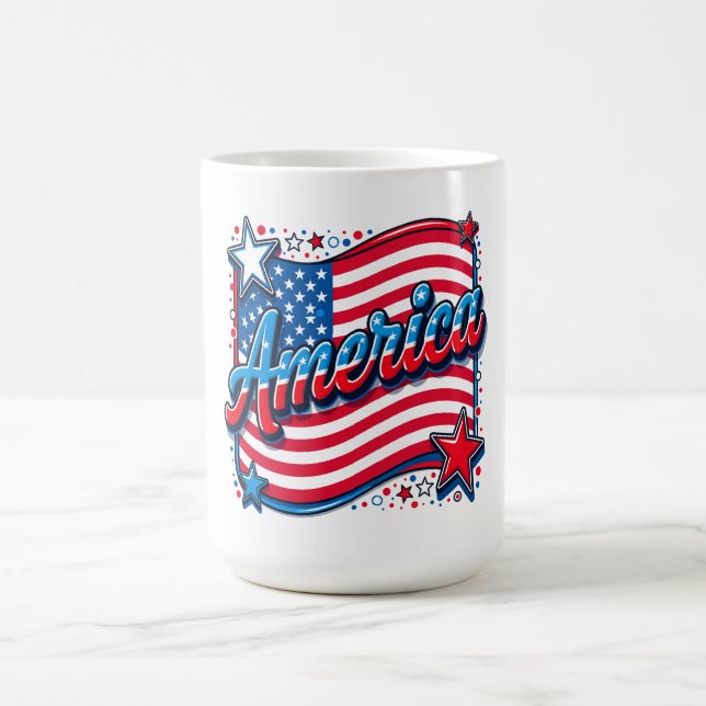 Caneca de Café América Estilosa (Centro)