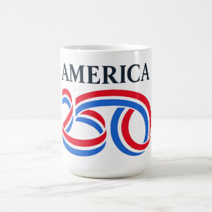 Caneca De Café América Patriótica 250º Aniversário EUA 2026