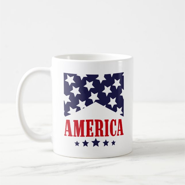 Caneca De Café América Patriótica Ocidental (Esquerda)