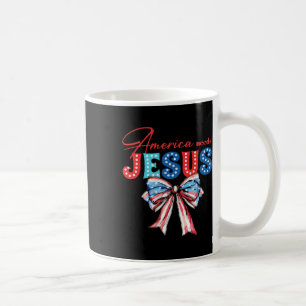Caneca De Café América Precisa de Jesus Arco Cristão Patriótico 4