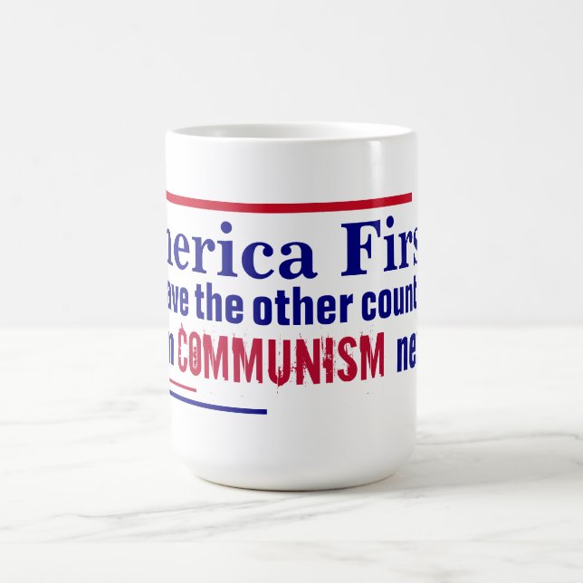 Caneca De Café América Primeiro  (Centro)