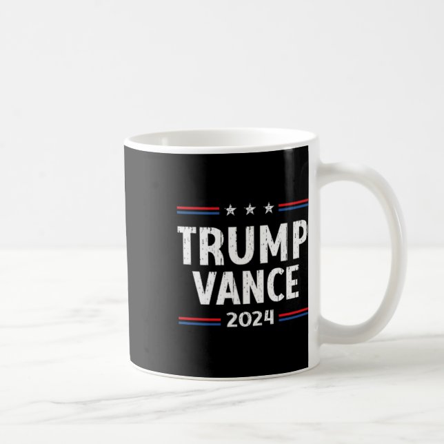 Caneca De Café América recupera o Trump Vance 2024 Vice Pr (Direita)