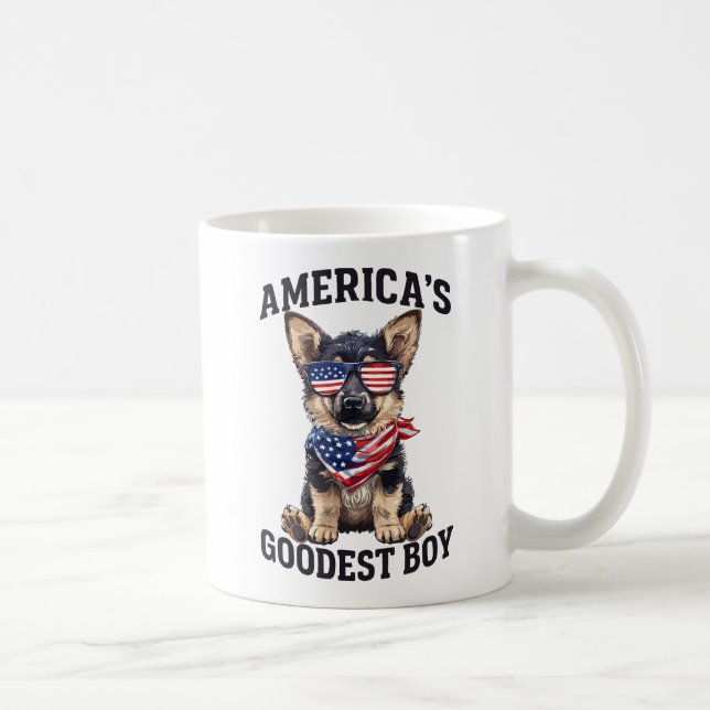 Caneca De Café America’s Goodest Shepherd (Direita)