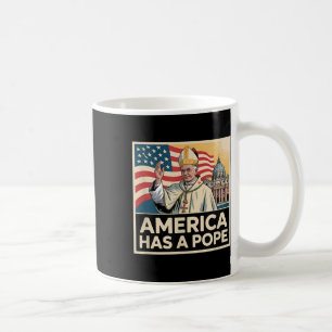 Caneca De Café América Tem Um Novo Papa Católico Americano