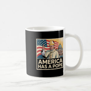 Caneca De Café América Tem Um Novo Papa Católico Americano