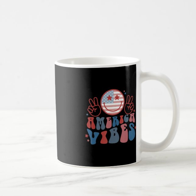 Caneca De Café America Vibes - 4 de julho (Direita)