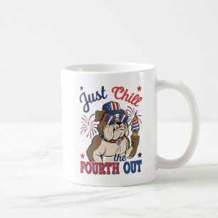 Caneca De Café American Buldogue Chill the 4th Out