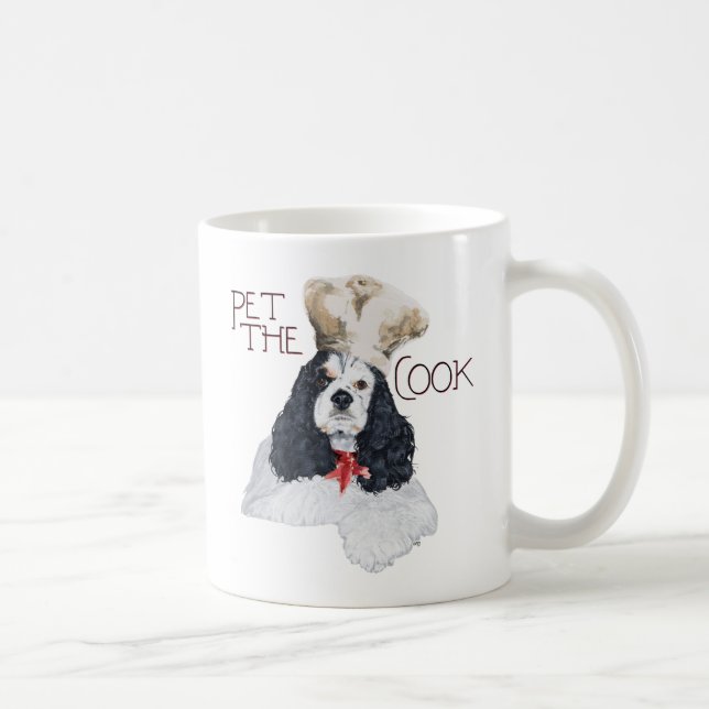 Caneca De Café American Cocker Spaniel Chef (Direita)