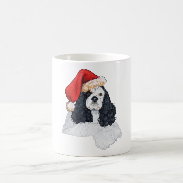 Caneca De Café American Cocker Spaniel Natal (Centro)
