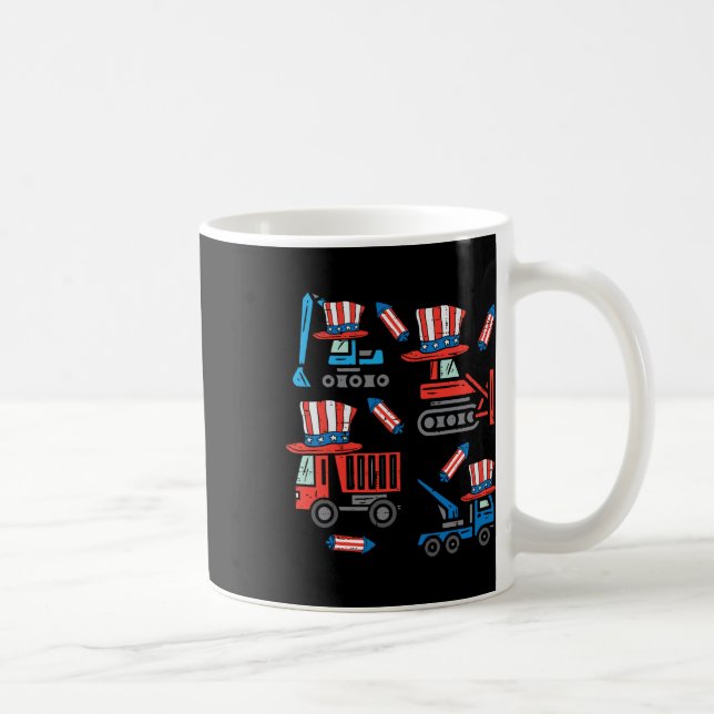 Caneca De Café American Construction 4 De Julho Quarto Toddler B (Direita)