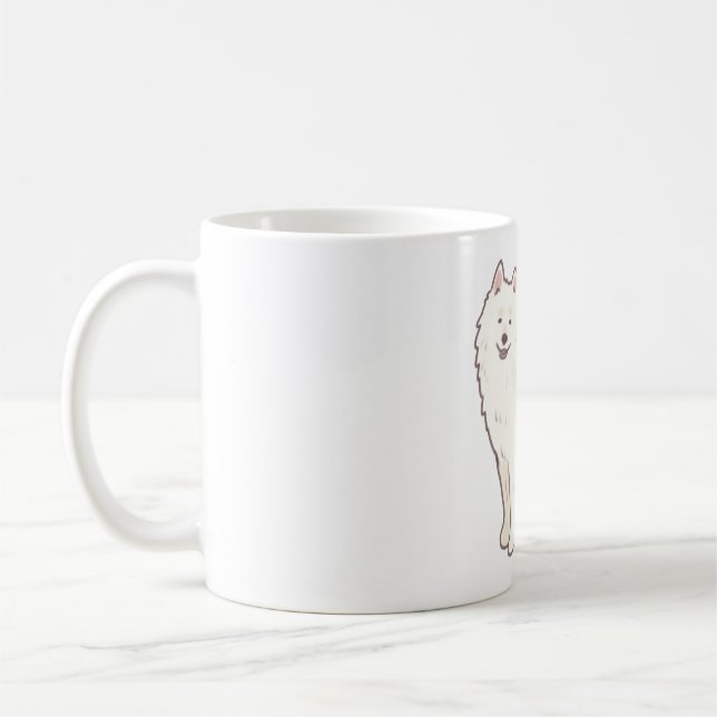 Caneca De Café American eskimo Magic (Esquerda)